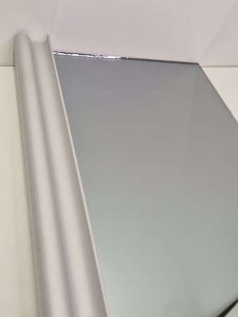 Sota speil med aluminium tykk profil 315-375cm 3 dører (pris pr dør)
