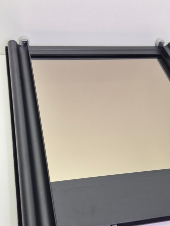 Bronse speil med sort tykk profil 180-220cm 3 dører (pris pr dør)