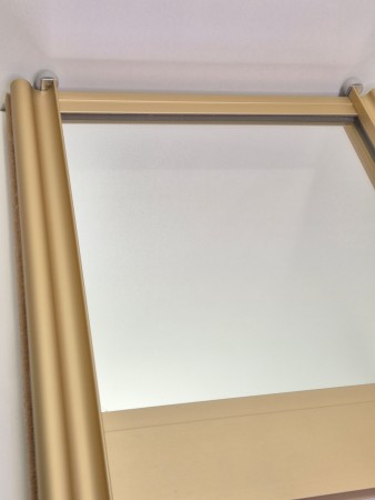 Klart speil med bronse tykk profil 180-210cm (pris pr dør)