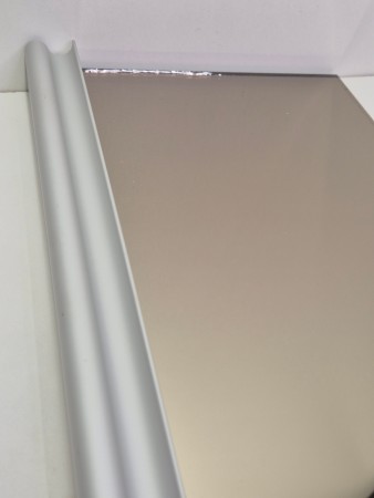 Bronse speil med aluminium tykk profil 270-315cm 3 dører (pris pr dør)