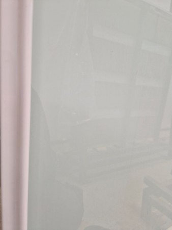 Grønt glass med hvit smal profil 0-125cm (pris pr dør)