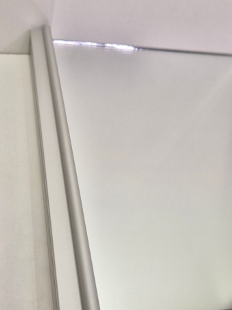 Klart speil med aluminium smal profil 240-300cm 4 dører (pris pr dør)